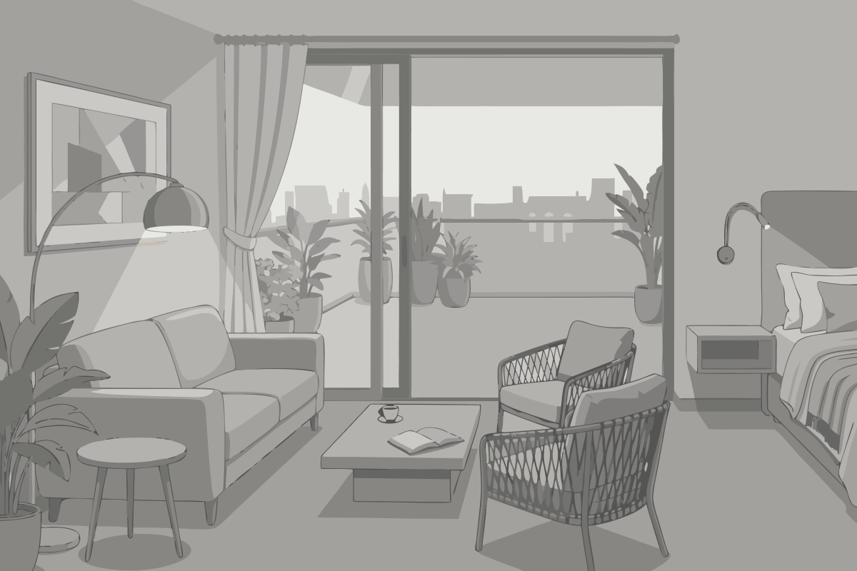 Suite avec Terrasse et Vue sur la Mer
